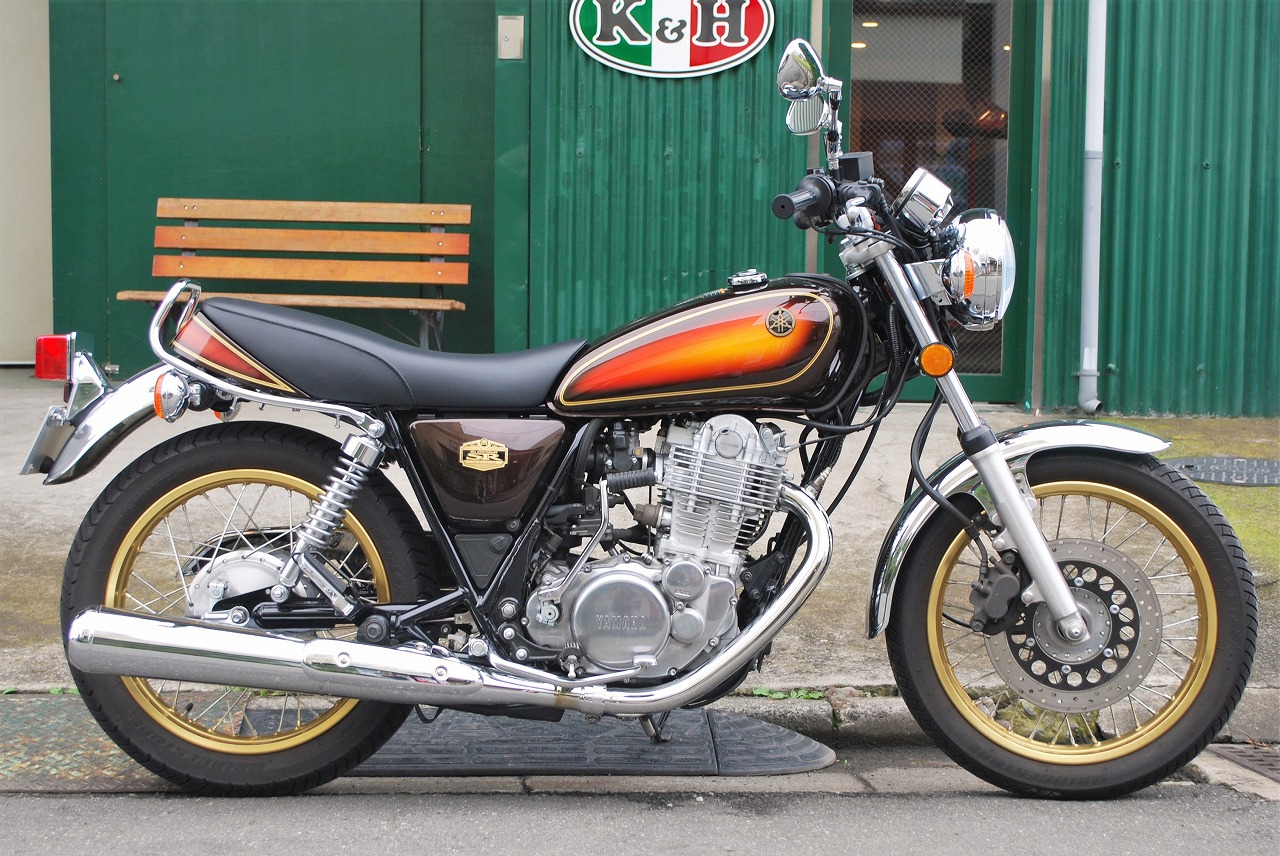 純正カウル対応 ローシート B ステッチ SR400｜K＆H